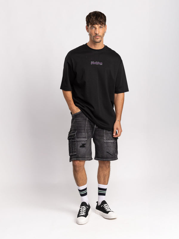T-SHIRT OVER SIZE Black / XXL
