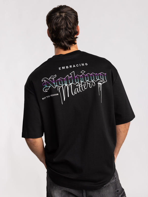 T-SHIRT OVER SIZE Black / XXL