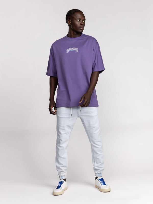 T-SHIRT OVER SIZE Purple / XXL