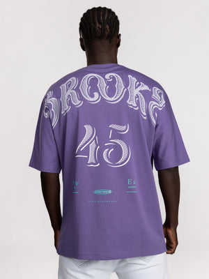 T-SHIRT OVER SIZE Purple / XXL