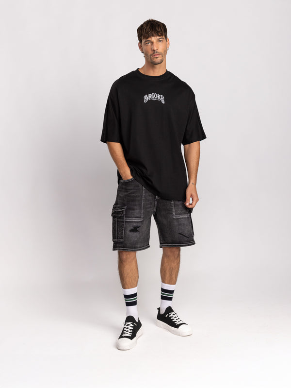T-SHIRT OVER SIZE Black / XXL