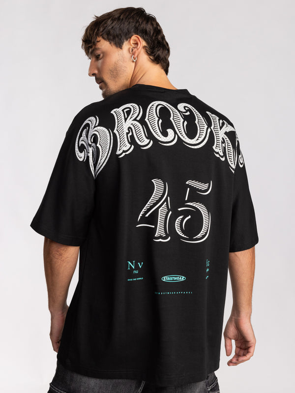 T-SHIRT OVER SIZE Black / XXL