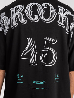 T-SHIRT OVER SIZE Black / XXL