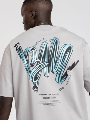 T-SHIRT OVER SIZE Gray / XXL