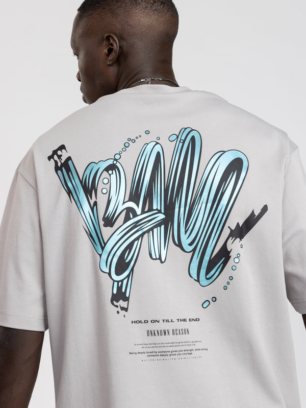 T-SHIRT OVER SIZE Gray / XXL