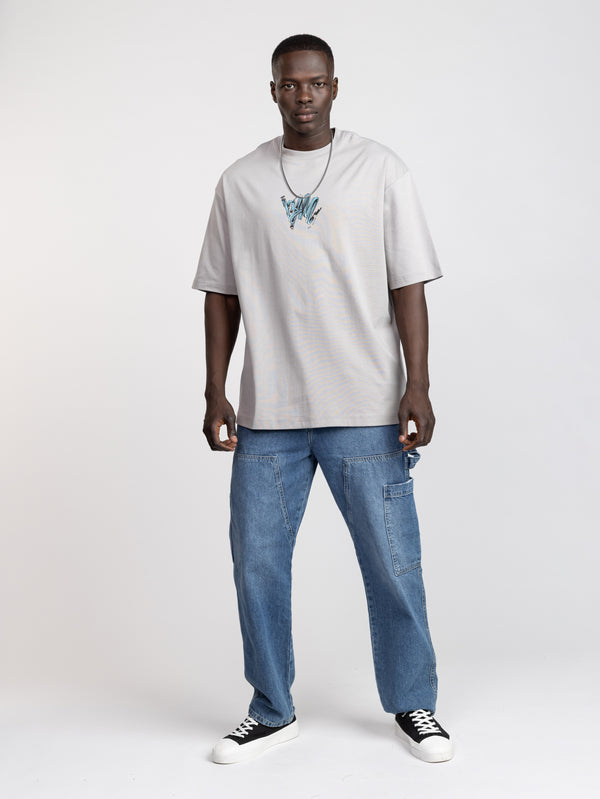 T-SHIRT OVER SIZE Gray / XXL