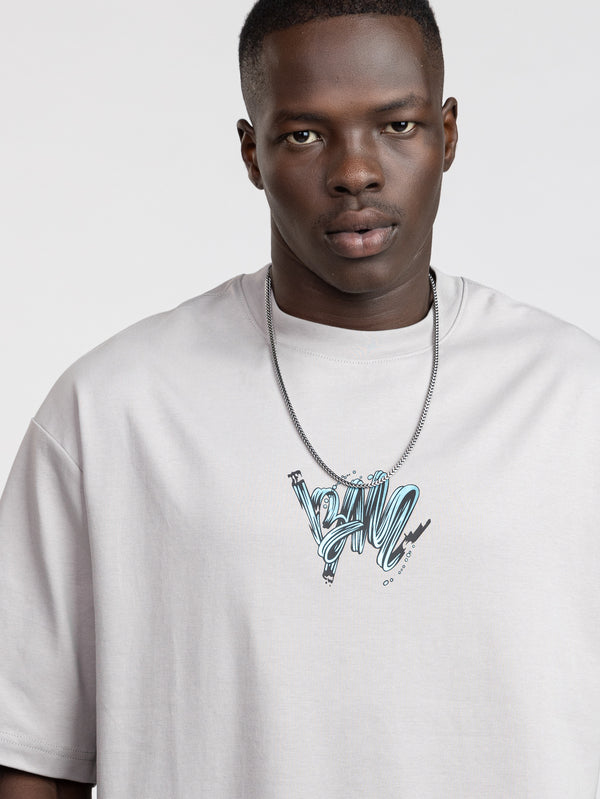 T-SHIRT OVER SIZE Gray / XXL