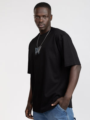 T-SHIRT OVER SIZE Black / XXL