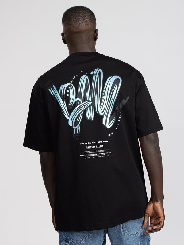 T-SHIRT OVER SIZE Black / XXL