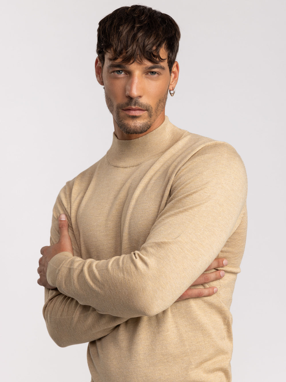 FASHION KNITWEAR Camel / XXL