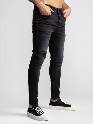 FASHION JEANS Black / 38
