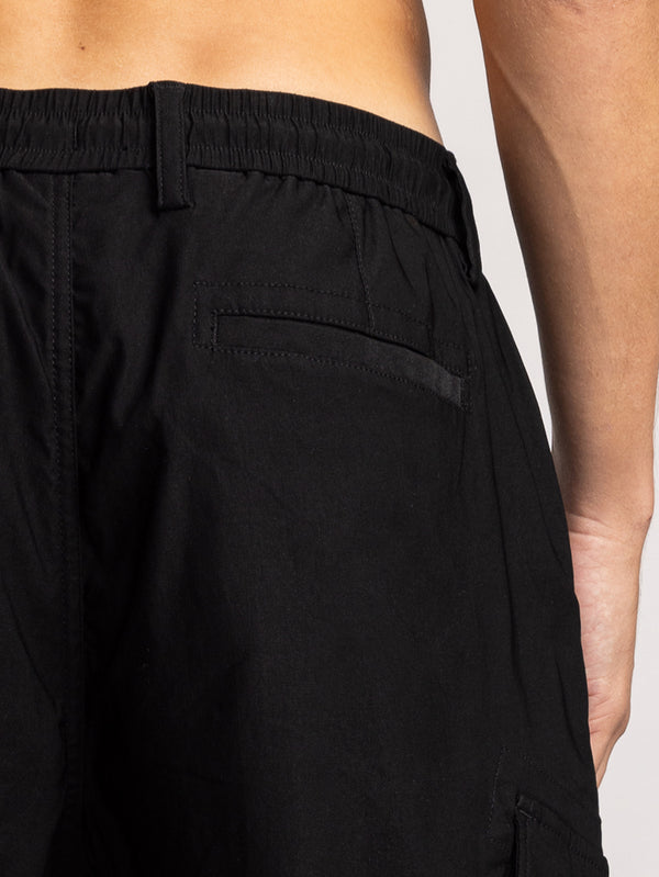 CARGO WOVEN PANTS Black / 48