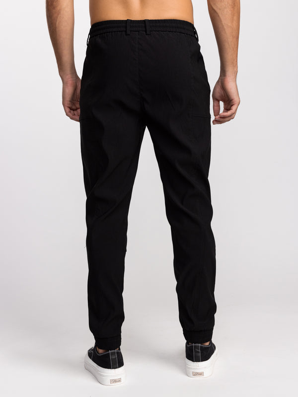 CARGO WOVEN PANTS Black / 48