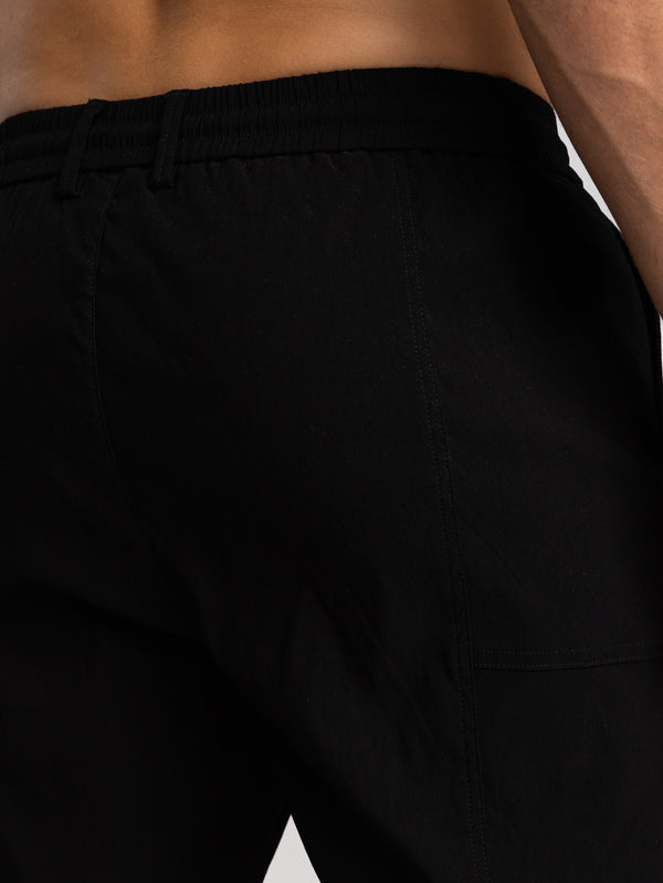 CARGO WOVEN PANTS Black / 48
