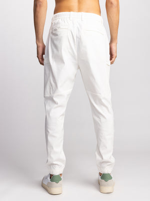CARGO WOVEN PANTS Cream / 48