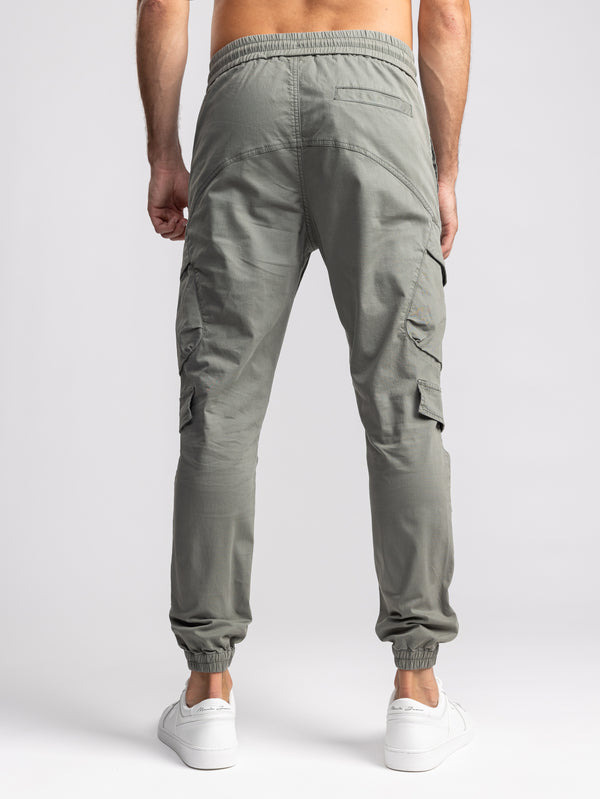 CARGO WOVEN PANTS Khaki / 48