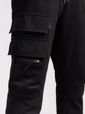 CARGO WOVEN PANTS Black / 48