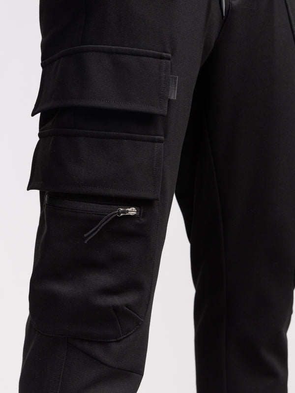 CARGO WOVEN PANTS Black / 48