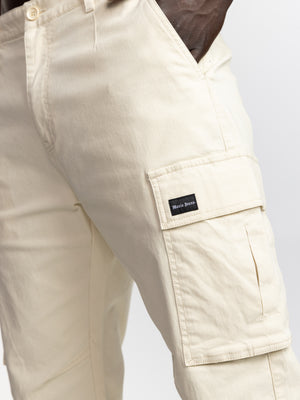 CARGO WOVEN PANTS Stone / 48