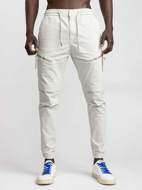 CARGO WOVEN PANTS Stone / 48