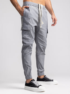CARGO WOVEN PANTS Gray / 48