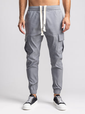 CARGO WOVEN PANTS Gray / 48