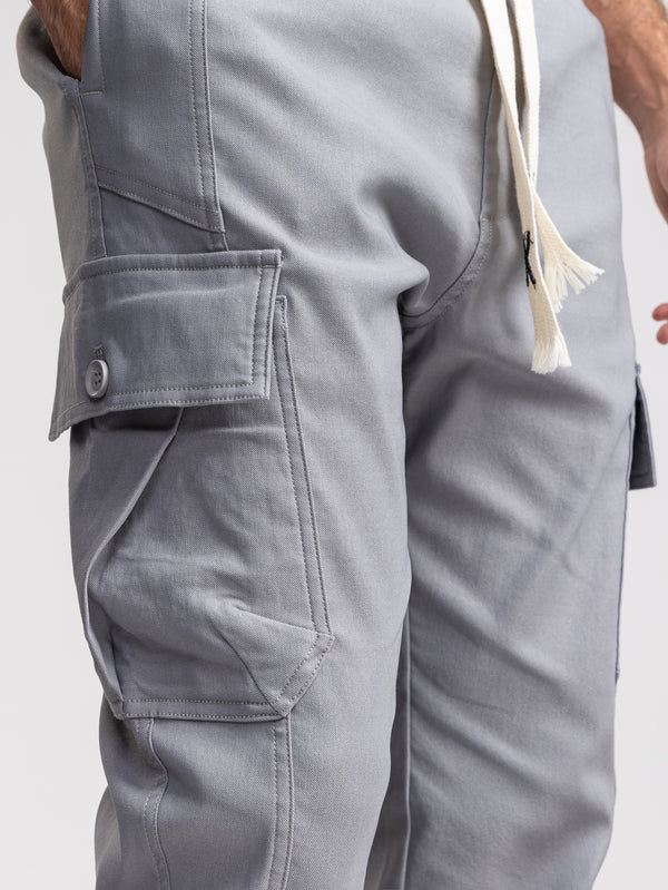 CARGO WOVEN PANTS Gray / 48