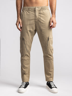 CARGO WOVEN PANTS Khaki / 48