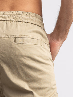CARGO WOVEN PANTS Khaki / 48