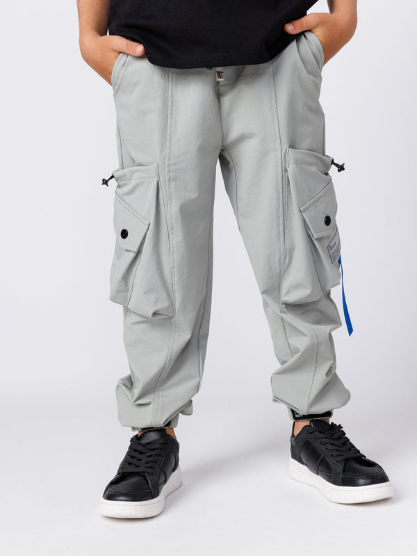 CARGO WOVEN PANTS Stone / 48