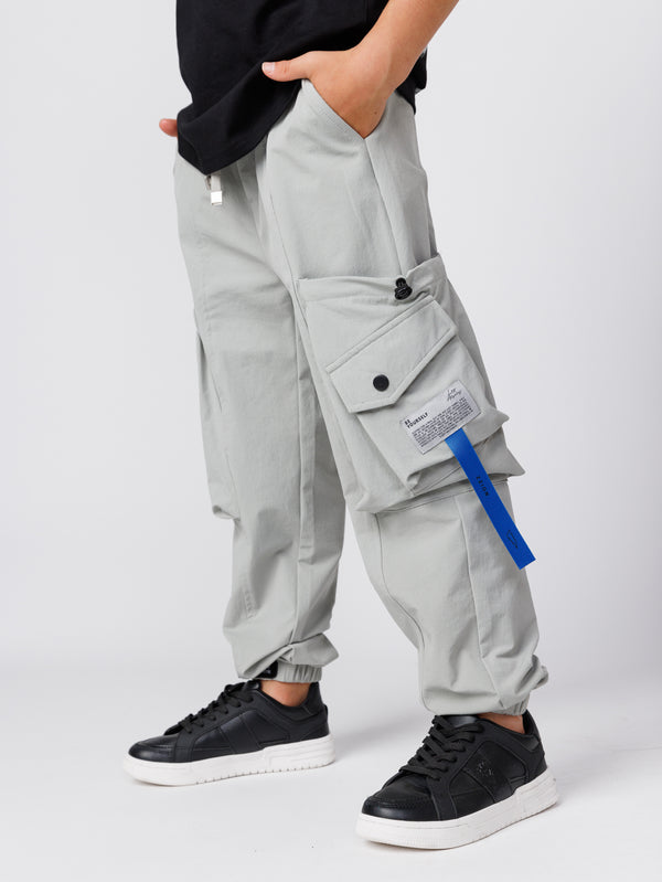 CARGO WOVEN PANTS Stone / 48