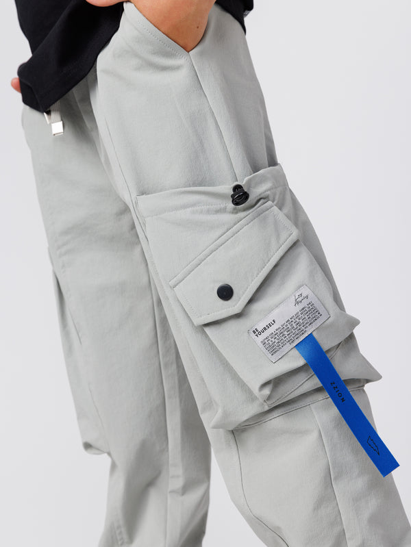 CARGO WOVEN PANTS Stone / 48