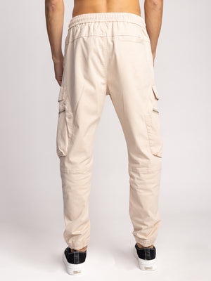 CARGO WOVEN PANTS Stone / 48