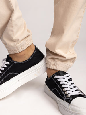 CARGO WOVEN PANTS Stone / 48