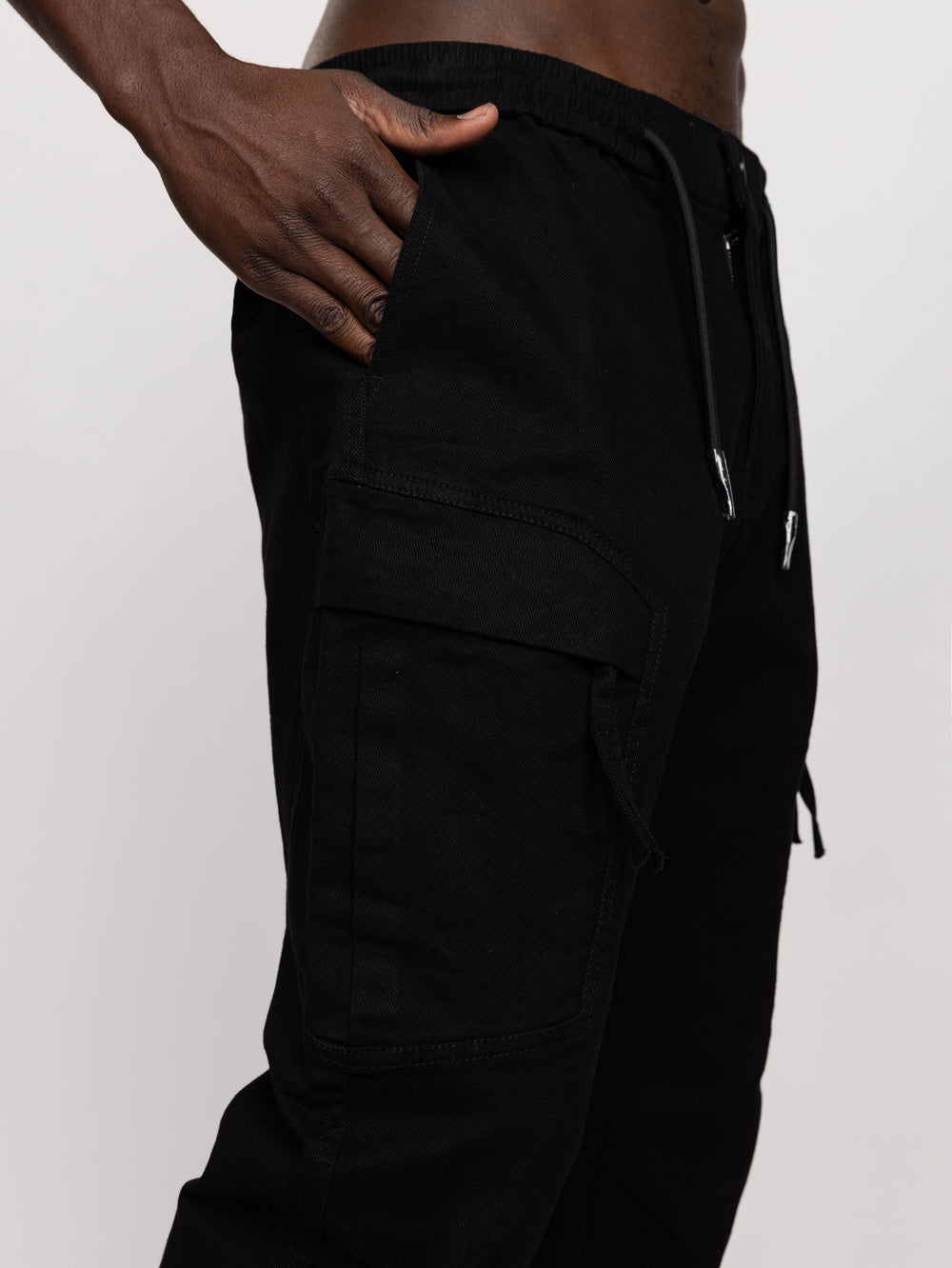 CARGO WOVEN PANTS Stone / 48