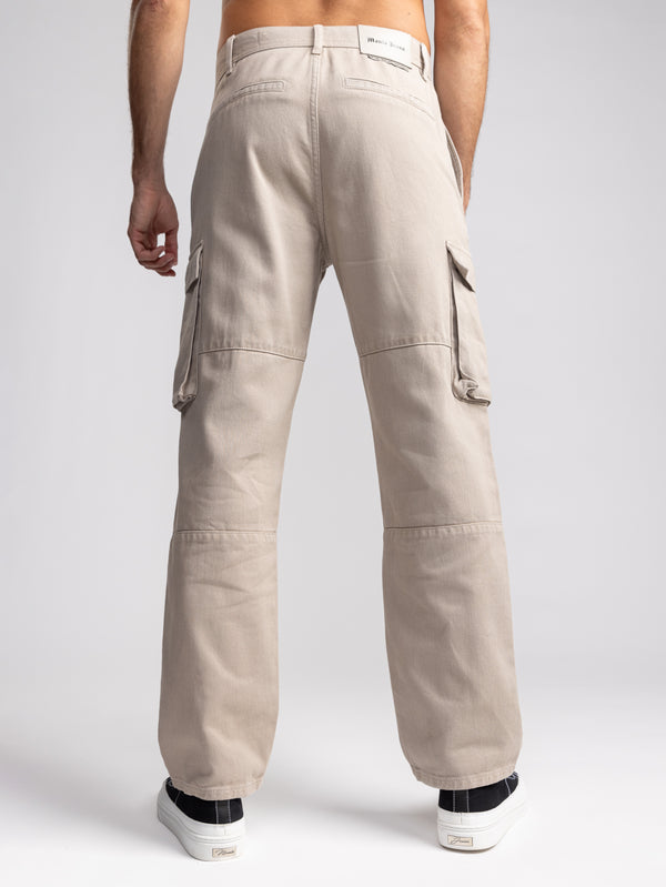 CARGO WOVEN PANTS Camel / 48