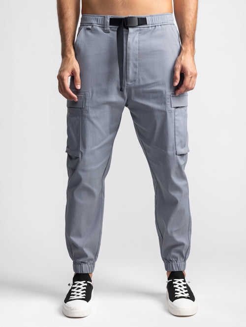 CARGO WOVEN PANTS Dark Gray / 48