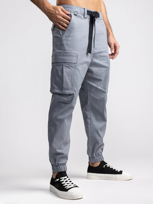 CARGO WOVEN PANTS Dark Gray / 48