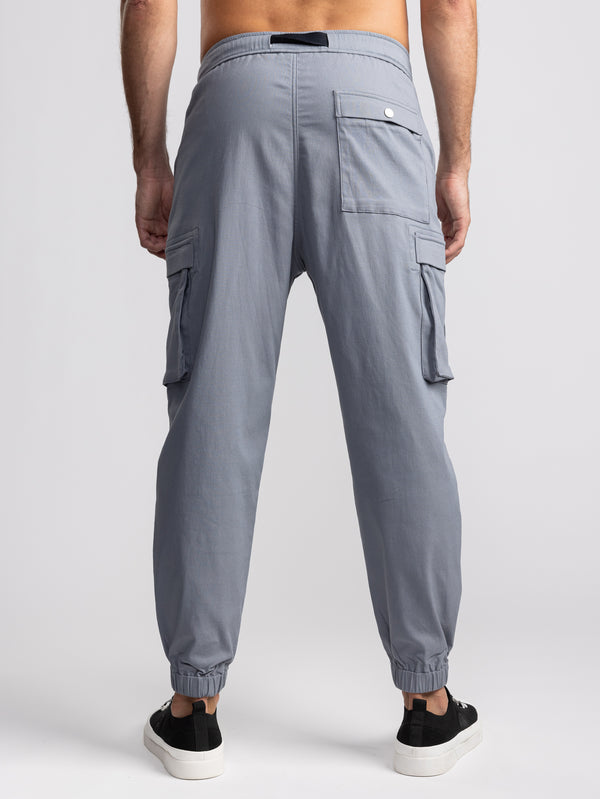 CARGO WOVEN PANTS Dark Gray / 48