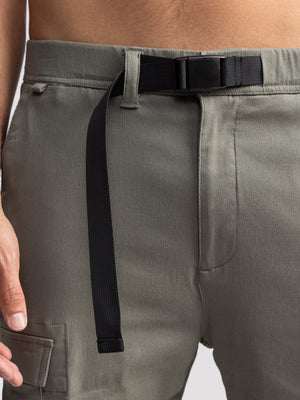 CARGO WOVEN PANTS Khaki / 48