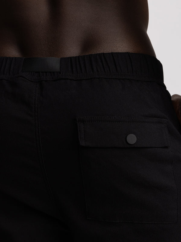 CARGO WOVEN PANTS Black / 48