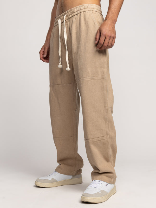 WOVEN PANTS Beige / 48