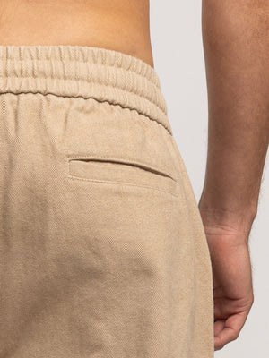 WOVEN PANTS Beige / 48