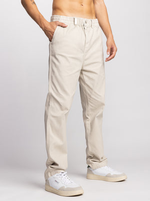 WOVEN PANTS Stone / 46