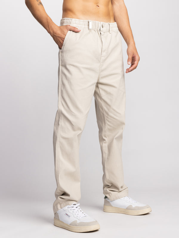 WOVEN PANTS Stone / 46