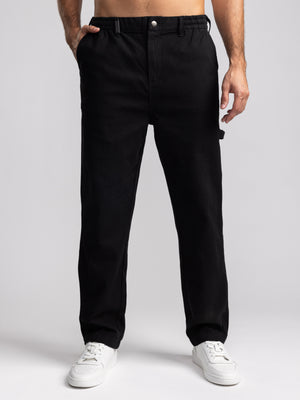 WOVEN PANTS Black / 46