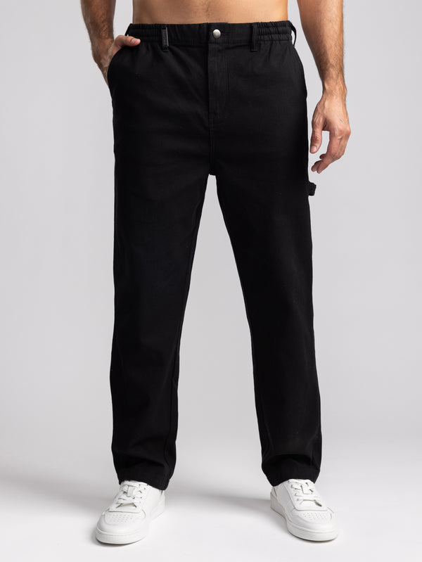 WOVEN PANTS Black / 46