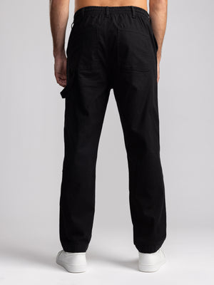 WOVEN PANTS Black / 46