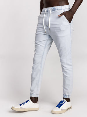 WOVEN PANTS Light Blue / 46