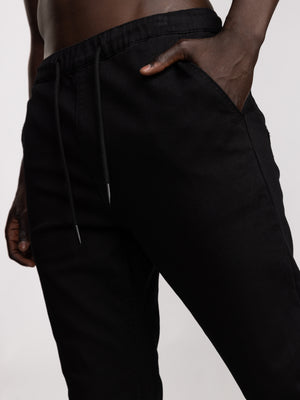 WOVEN PANTS Black / 46